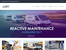 Tablet Screenshot of cdm-uk.com